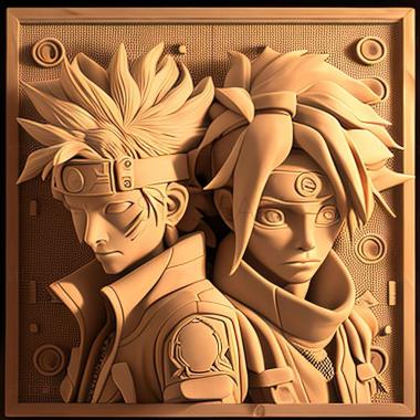 3D model Sakon and Ukon from Naruto (STL)